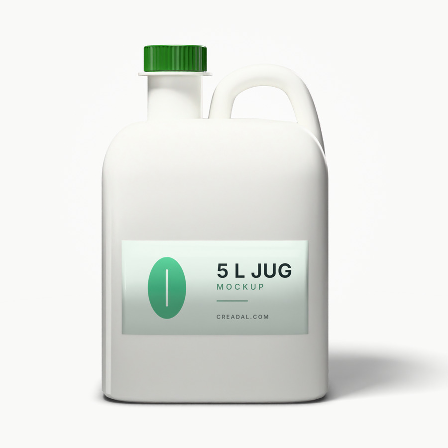 5 L jug with handle