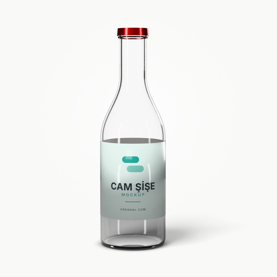 Cam içecek şişesi