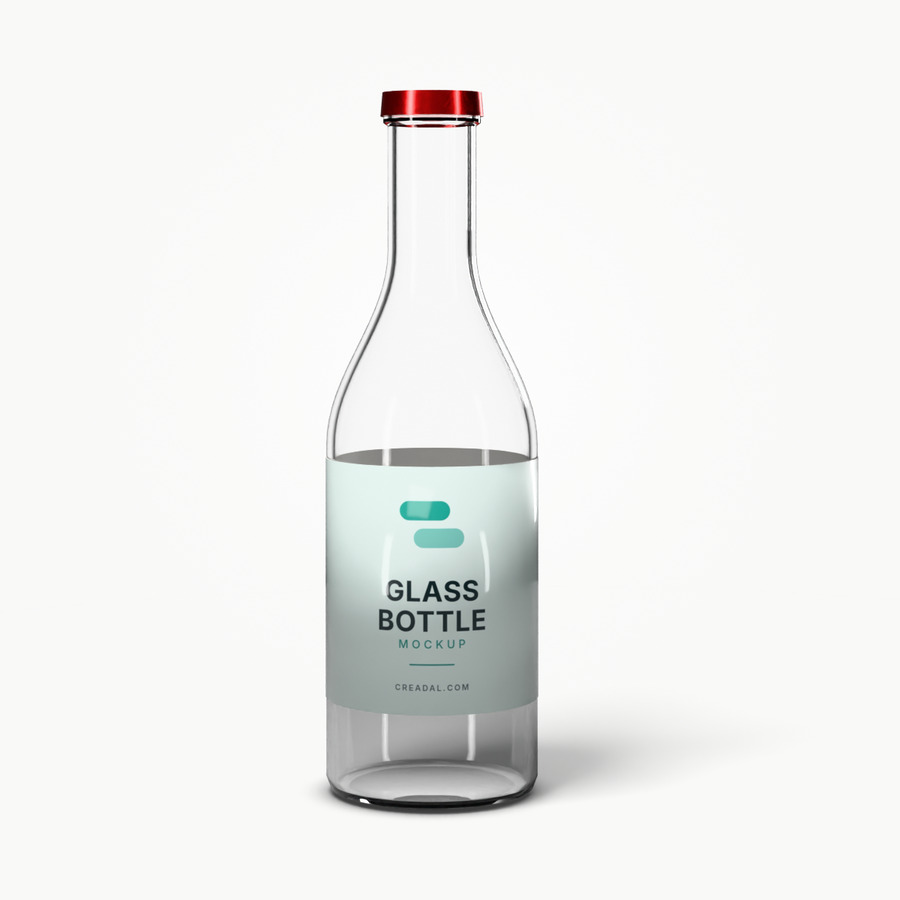 Glass drink bottle