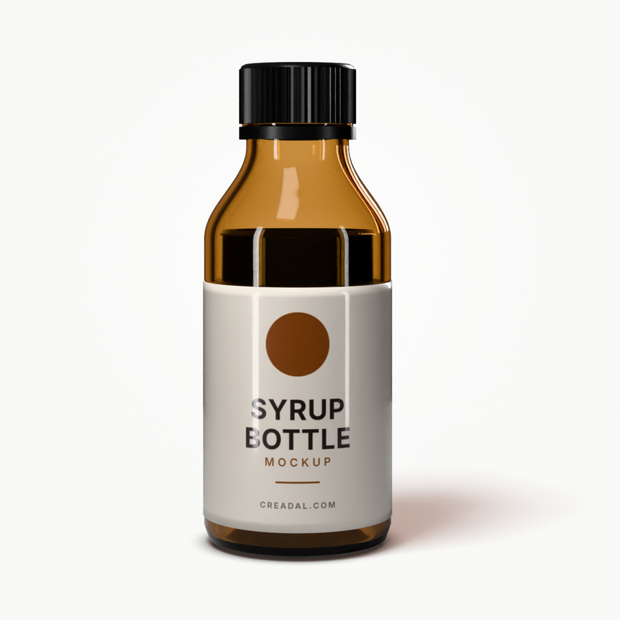 Syrup bottle (pharmacy, tonic)
