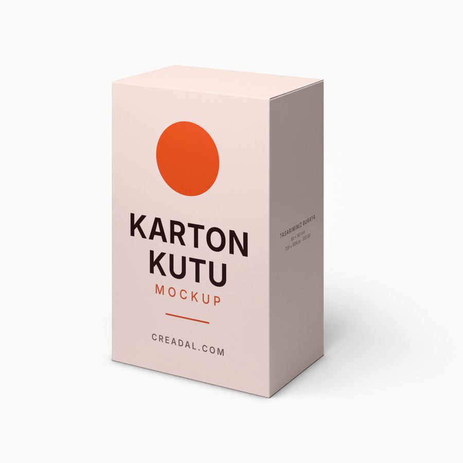 Dil kapaklı karton kutu
