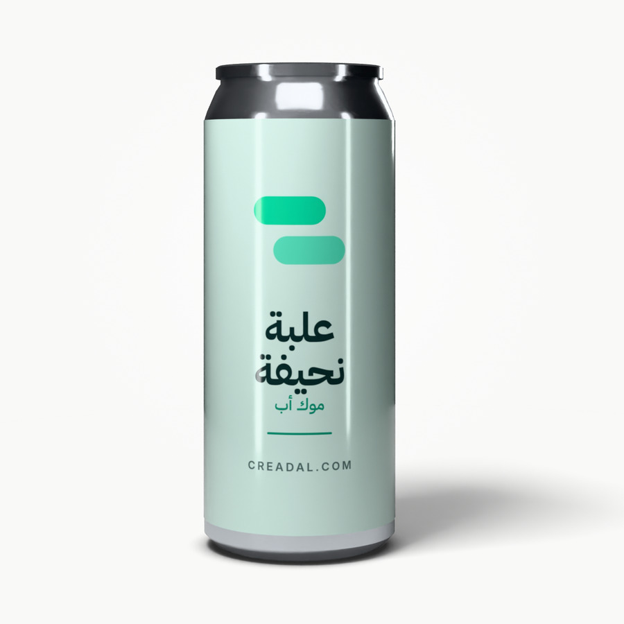 علبة مشروبات نحيفة