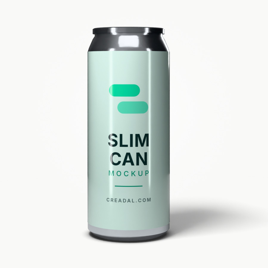 Slim drink can