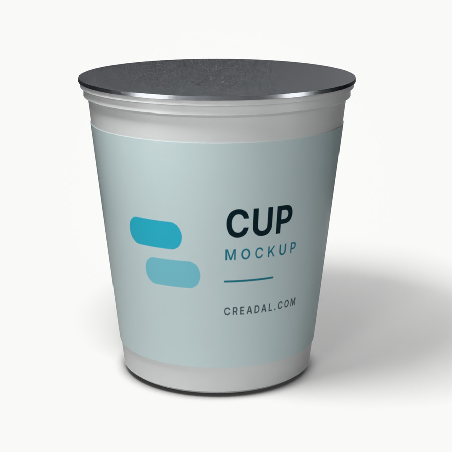 Drink cup with foil lid