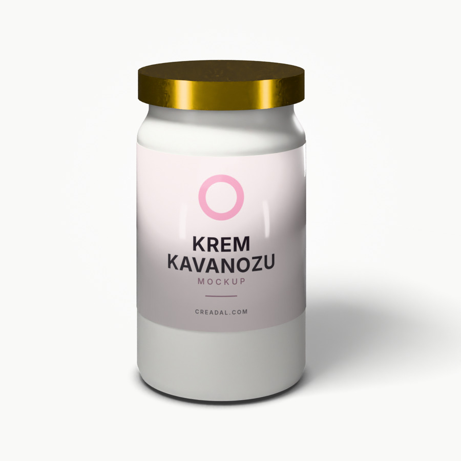Kozmetik krem kavanozu