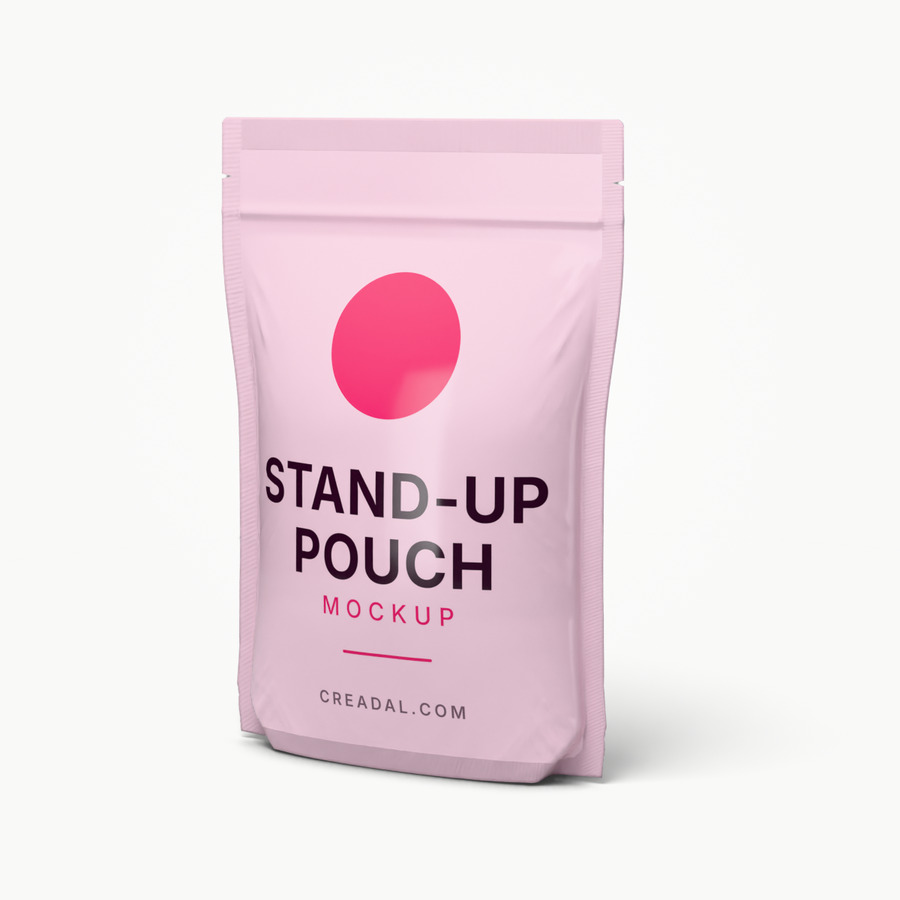 Stand-up pouch with zipper