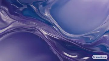 光泽流体波浪 (16:9)