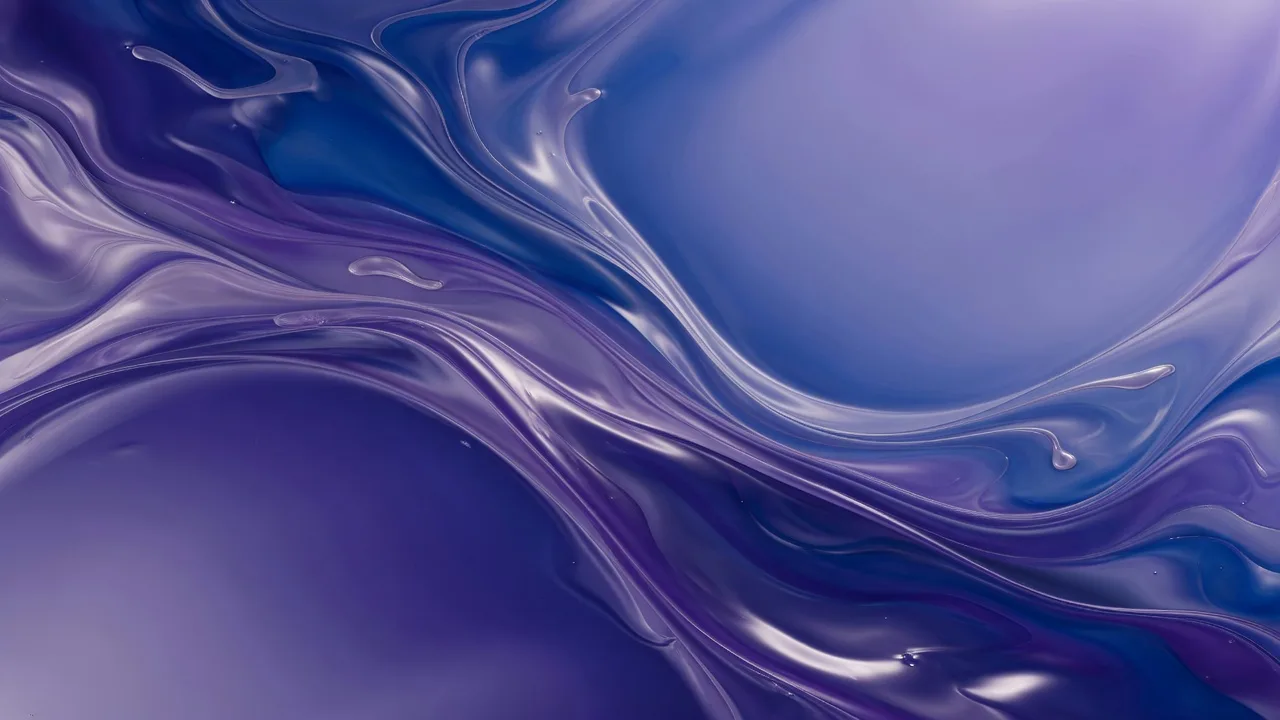 Glossy Fluid Waves (16:9)