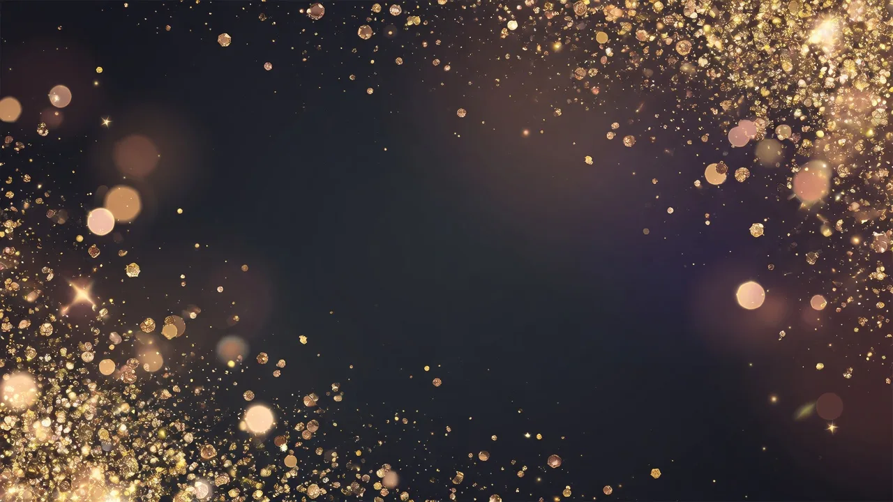 Luxurious gold glitter (16:9)