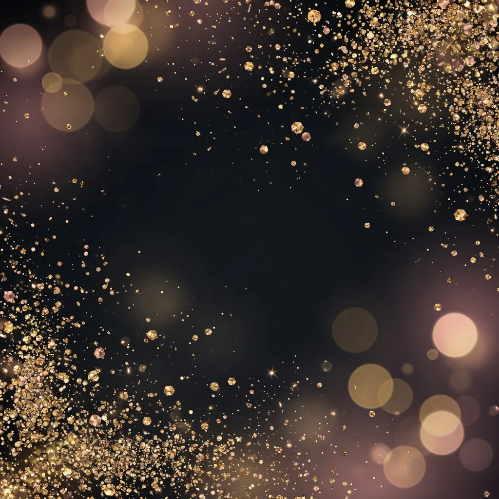 Luxurious gold glitter (1:1)