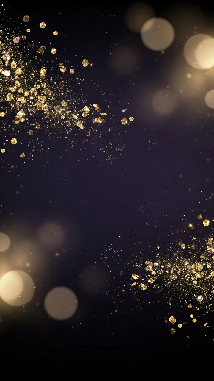 Luxurious gold glitter (9:16)