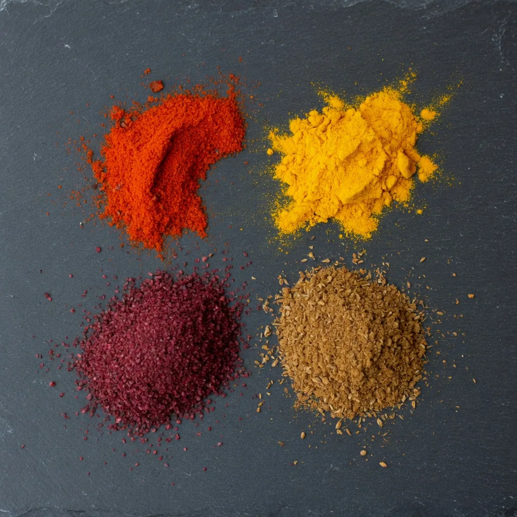 Colourful spice backdrop (1:1)