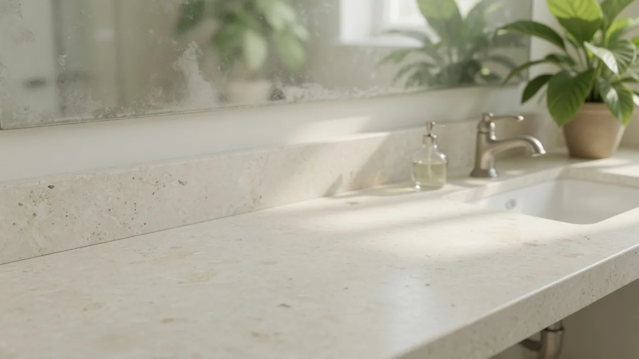 Travertine spa vanity (16:9)