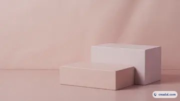 Rosa Podiumhintergrund (16:9)