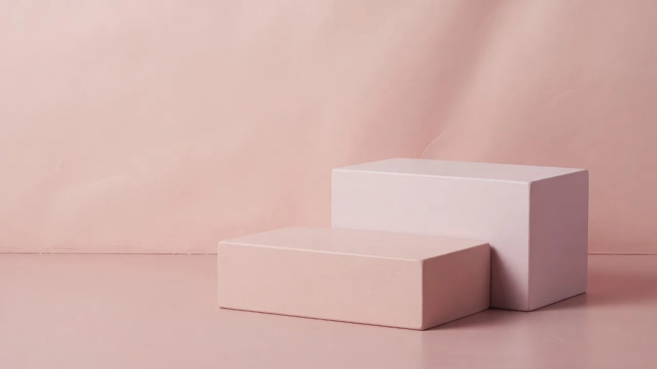 Blush pink podium (16:9)