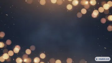 暖かい金色のボケ (16:9)