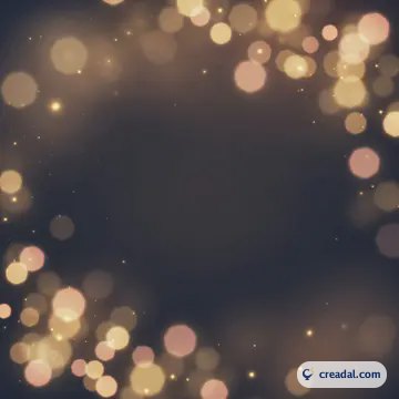 暖かい金色のボケ (1:1)