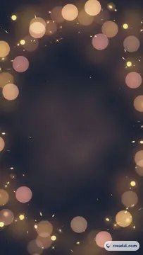 暖かい金色のボケ (9:16)