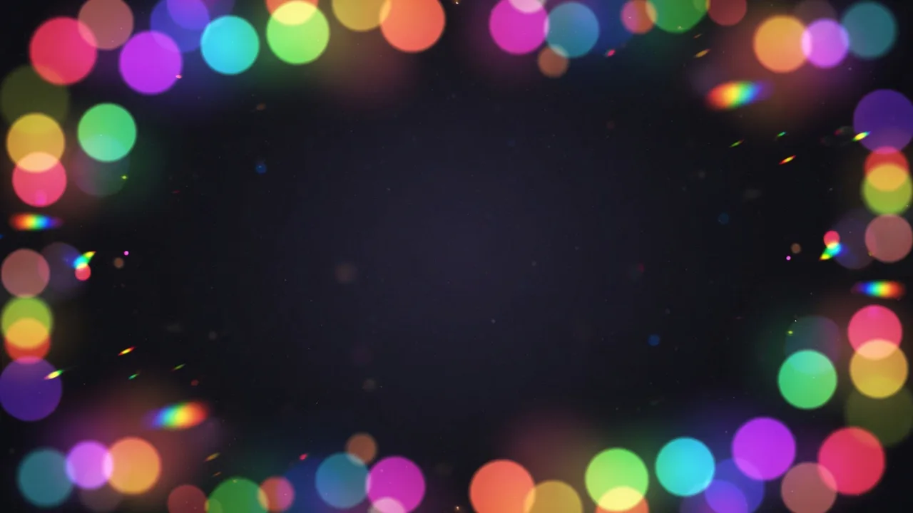 虹色ボケの光 (16:9)
