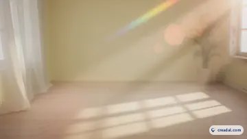 暖かい陽光の筋 (16:9)