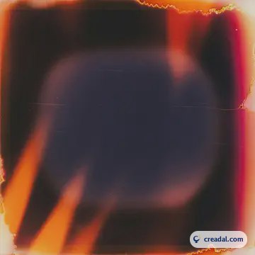 オレンジのフィルム光漏れ (1:1)