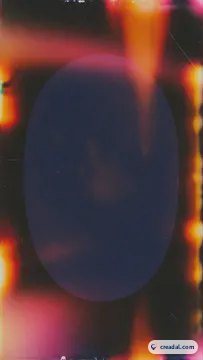 オレンジのフィルム光漏れ (9:16)