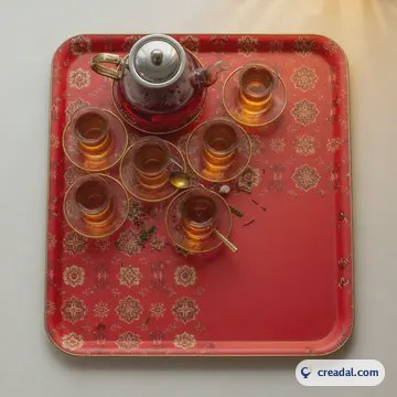 Bandeja de té turco (1:1)
