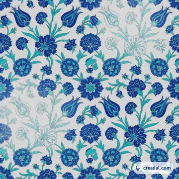 Iznik Tile Pattern (1:1)