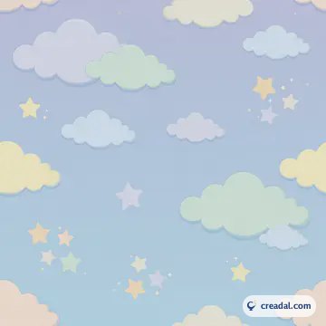 غيوم ونجوم لطيفة (1:1)