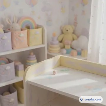 رف غرفة أطفال باستيل (1:1)