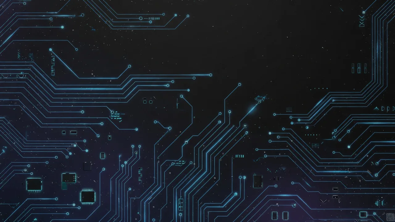 Glowing Circuit Pattern (16:9)