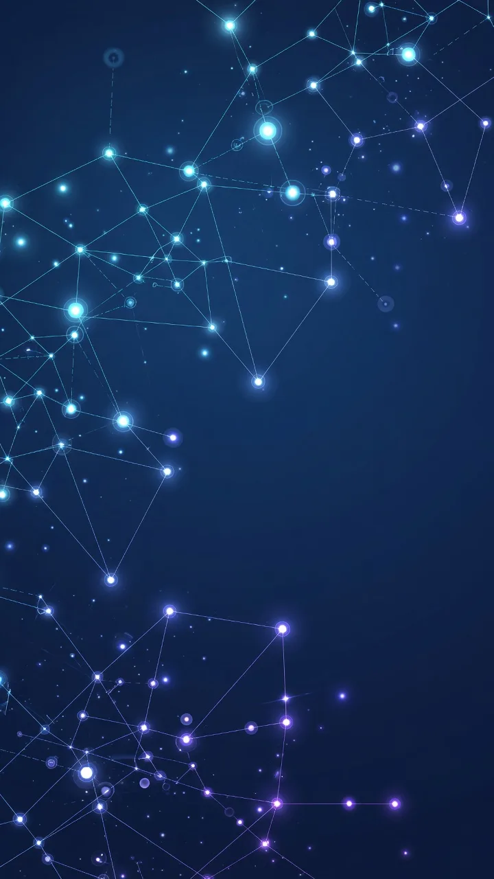 Dark blue network (9:16)