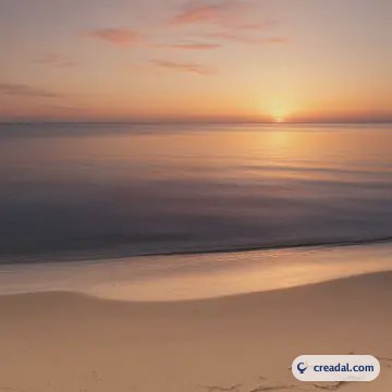 Mar en calma dorado (1:1)