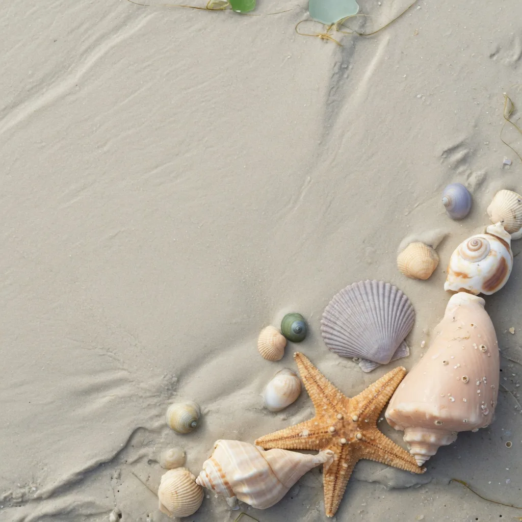 Shells and Starfish Overhead (1:1)