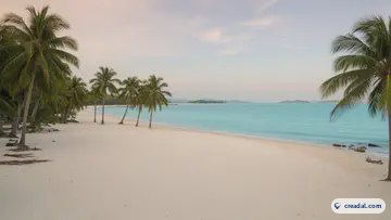 Playa tropical vacía (16:9)