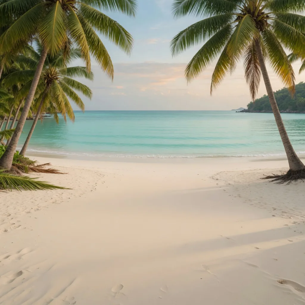 Empty tropical beach (1:1)