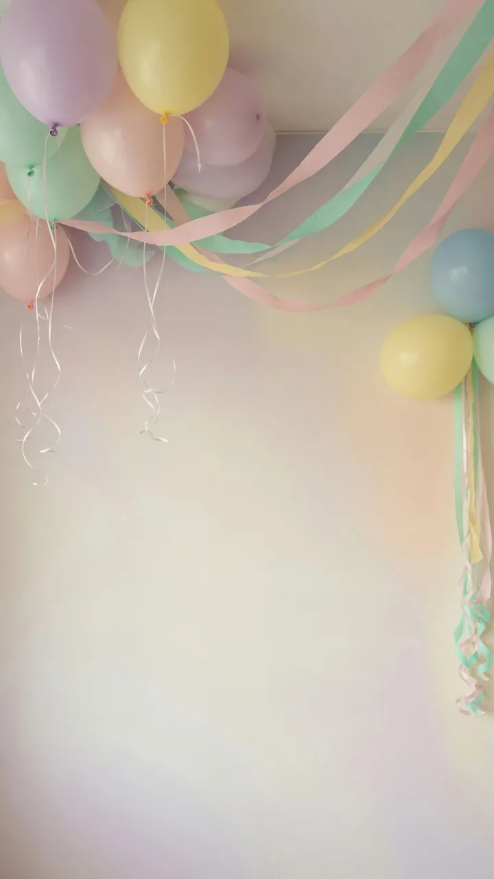 Ballons pastel d'anniversaire (9:16)