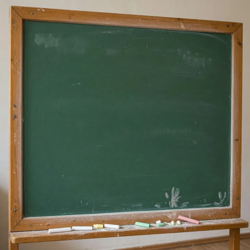 سبورة خضراء فارغة (1:1)