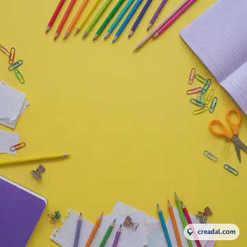 لوازم مدرسية صفراء (1:1)