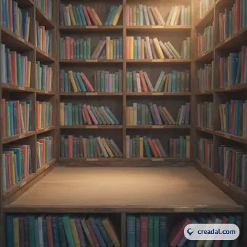 أرفف مكتبة دافئة (1:1)
