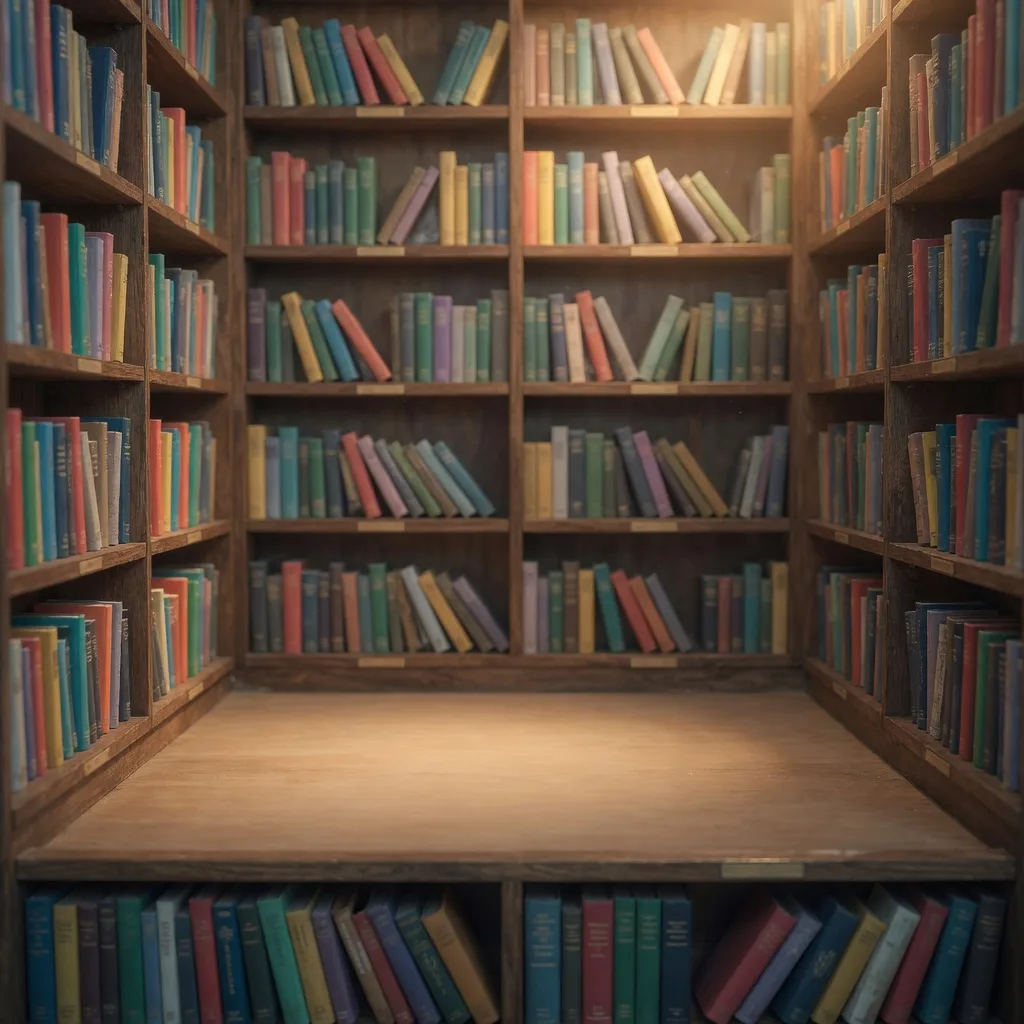 Warme Bücherregale (1:1)