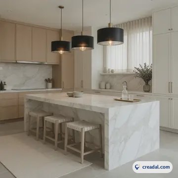 مطبخ رخامي فاخر (1:1)