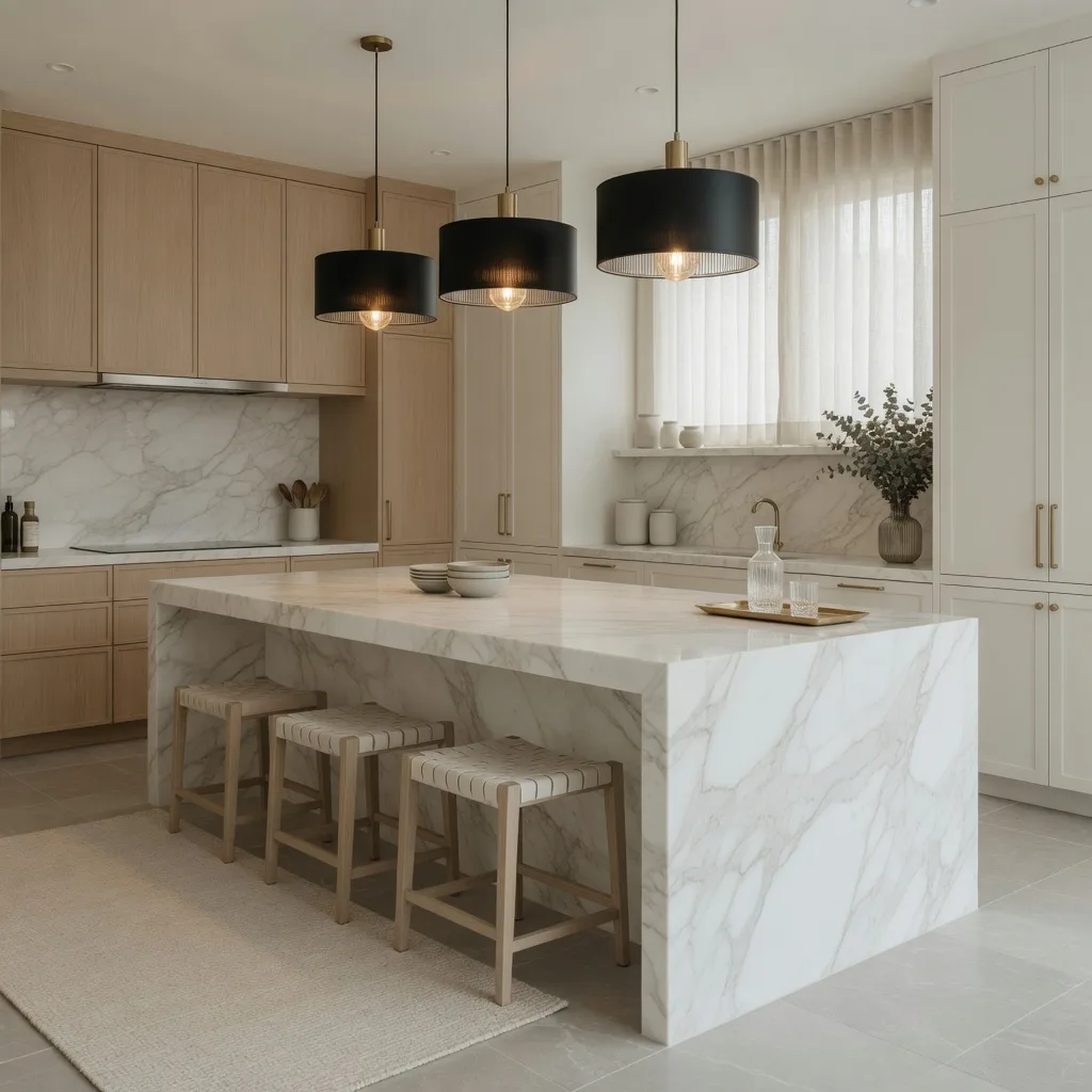 Luxury Marble Kitchen (1:1)