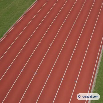 Pista Roja de Atletismo (1:1)