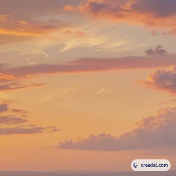 黄金の夕焼け空 (1:1)