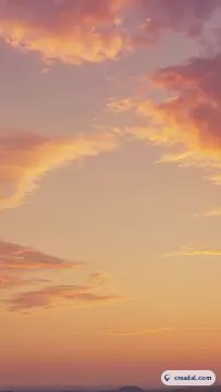 黄金の夕焼け空 (9:16)
