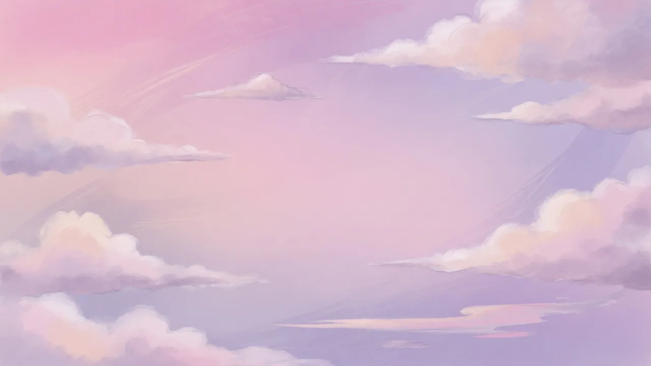 Dreamy pastel sky (16:9)