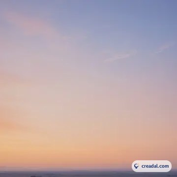 穏やかな夜明けの空 (1:1)