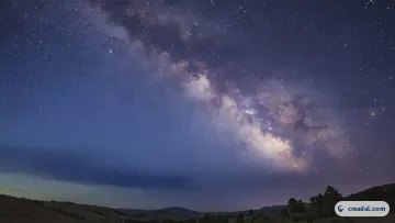 深い星空の夜 (16:9)
