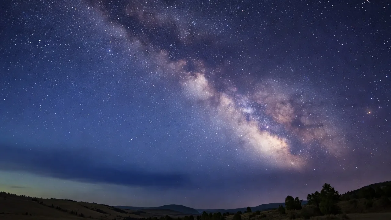 Cielo nocturno estrellado (16:9)